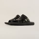  Sandal Da Nam Có Quai Đen 335.2 