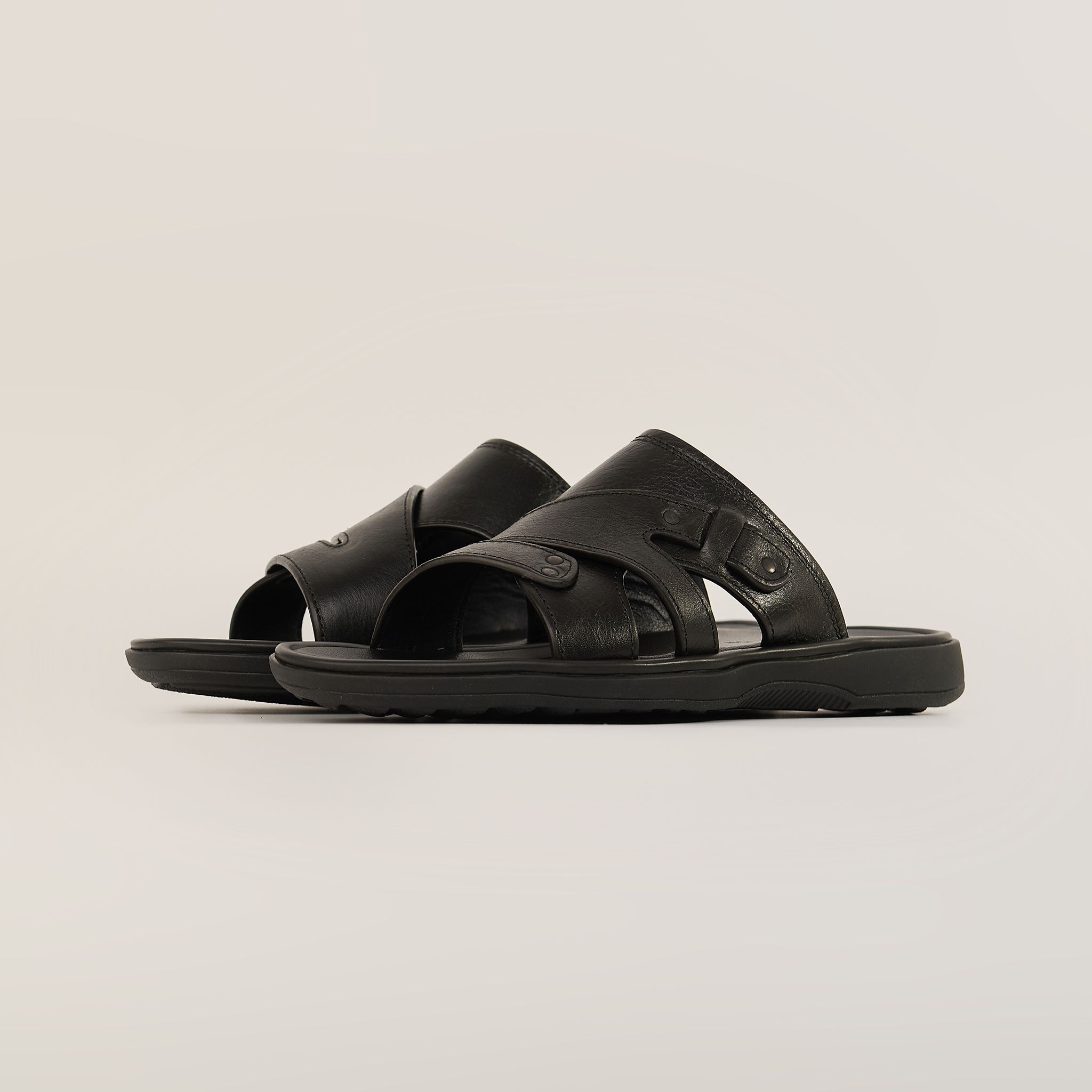  Sandal Da Nam Đen 335.3 