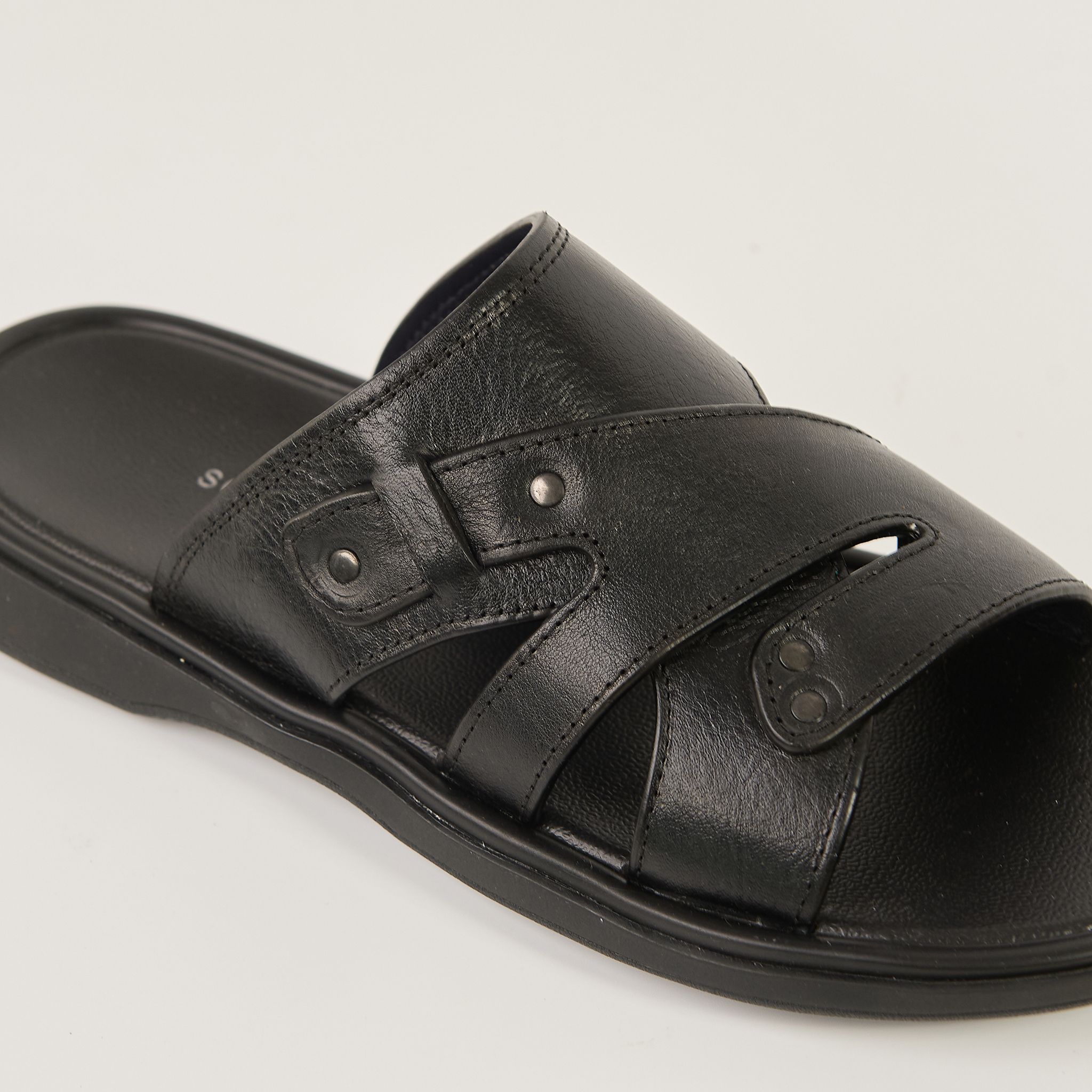  Sandal Da Nam Đen 335.3 