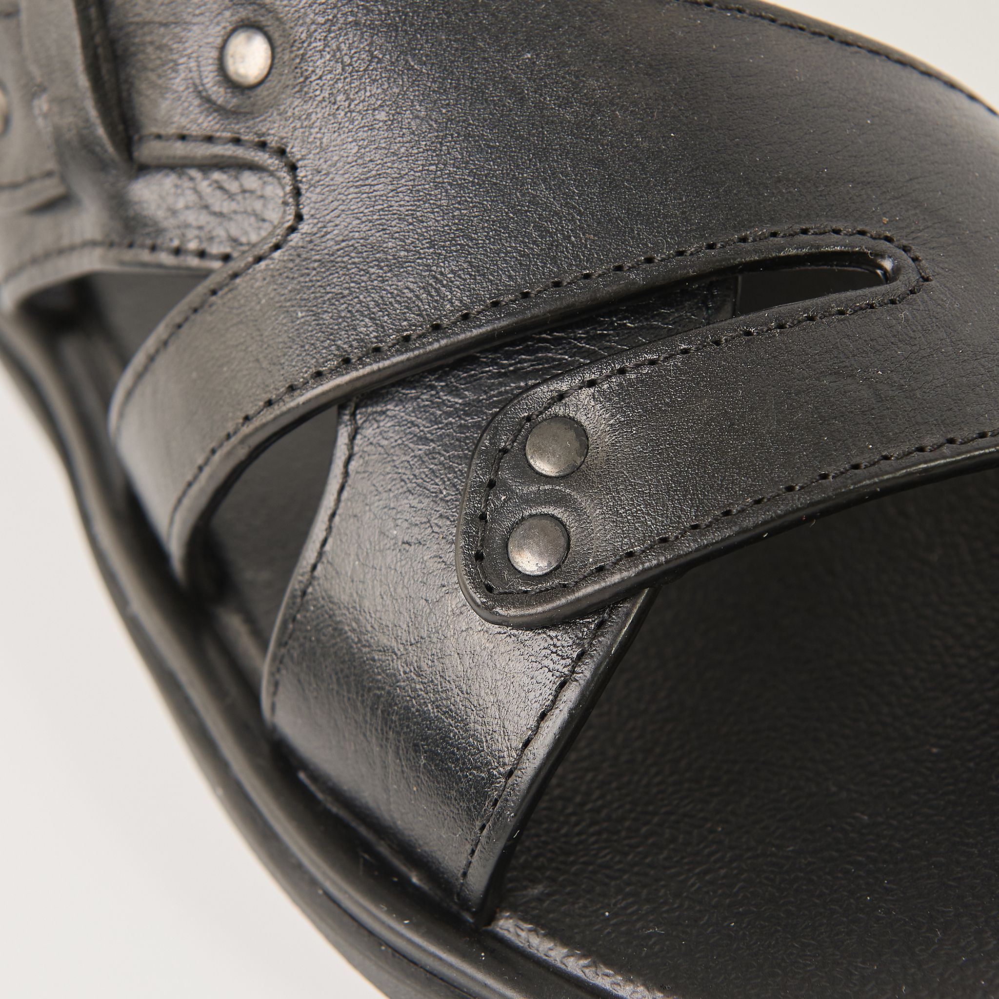  Sandal Da Nam Đen 335.3 