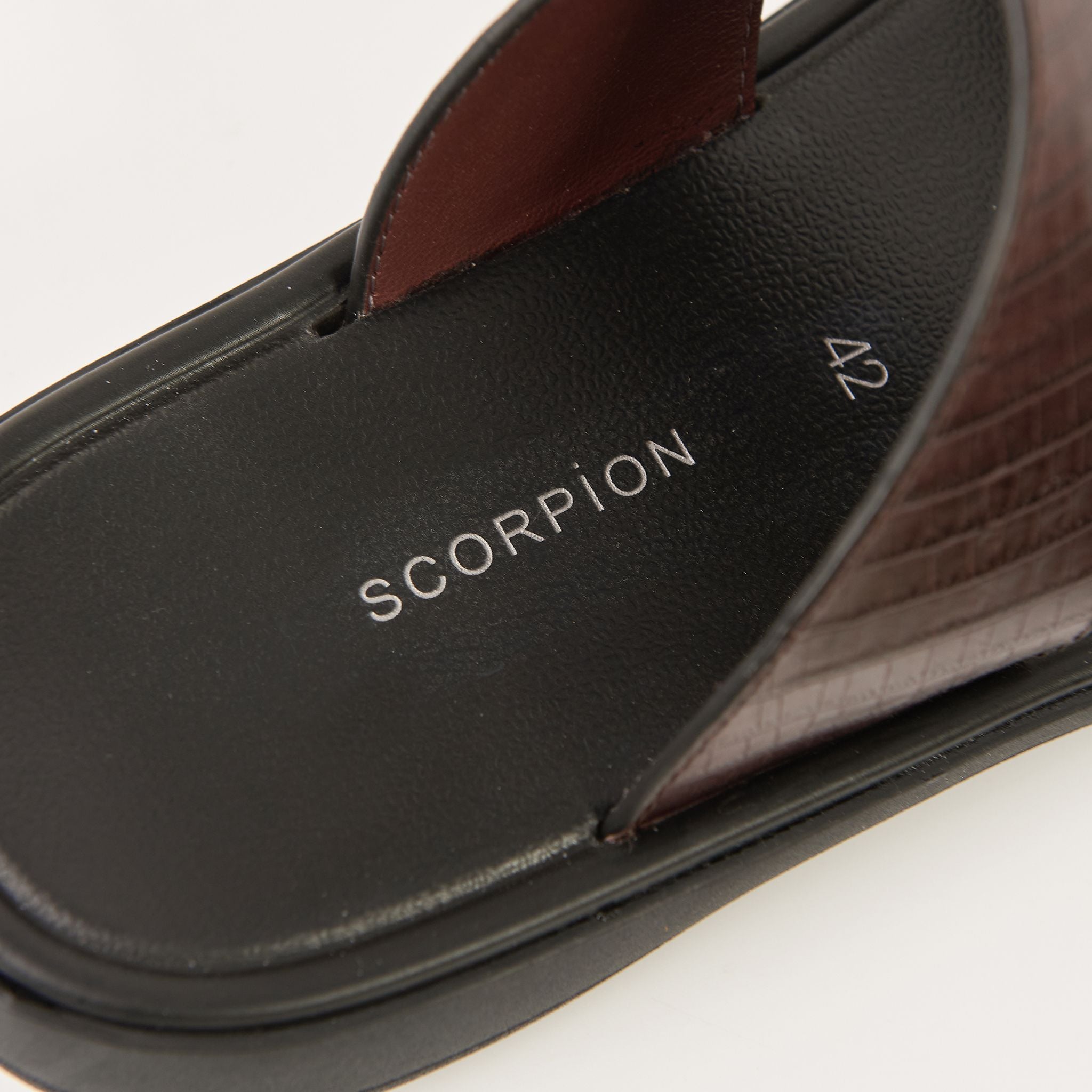  Sandal Da Nam Vân Nâu 335.10 