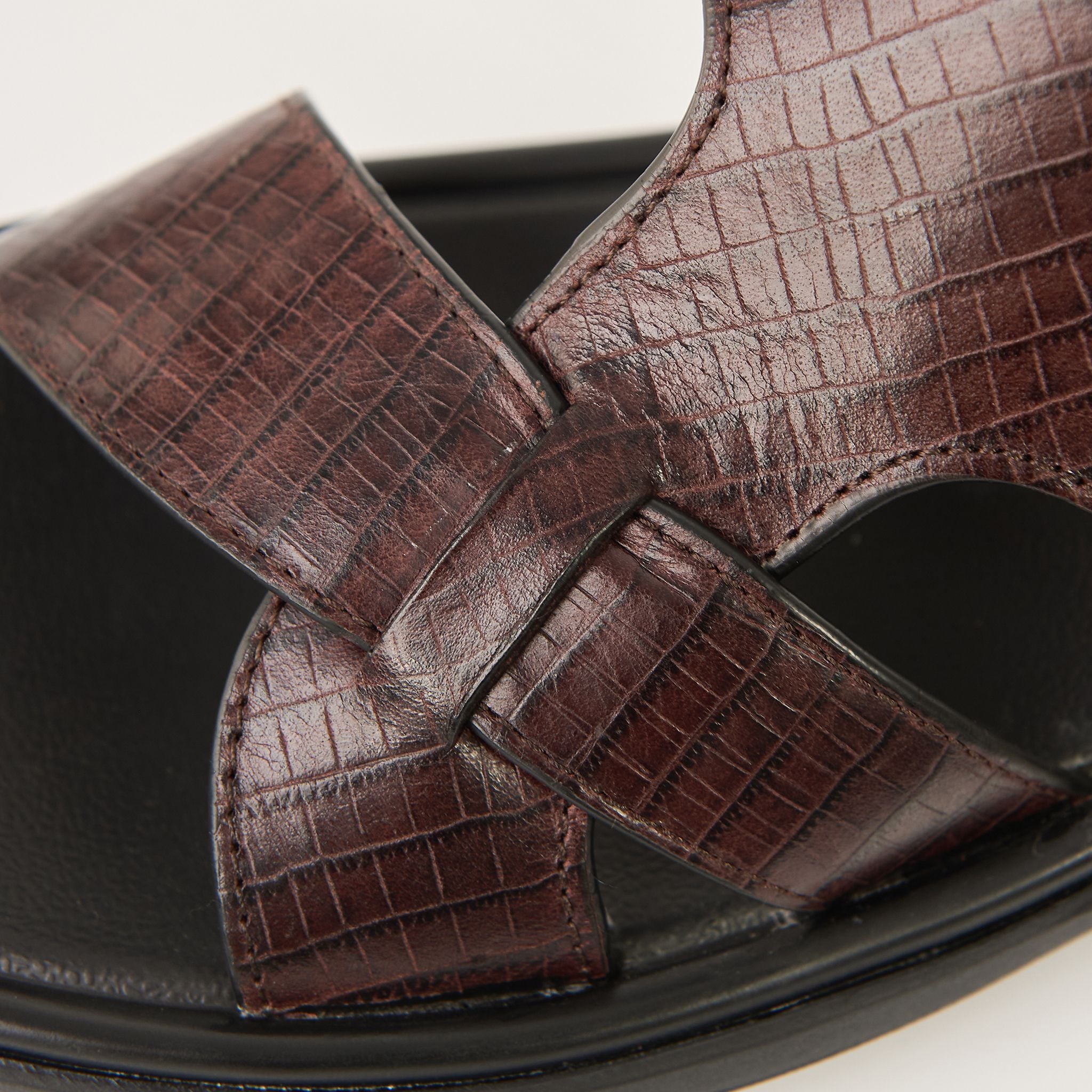  Sandal Da Nam Vân Nâu 335.10 