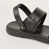  Sandal Da Nam Có Quai Đen 335.6 