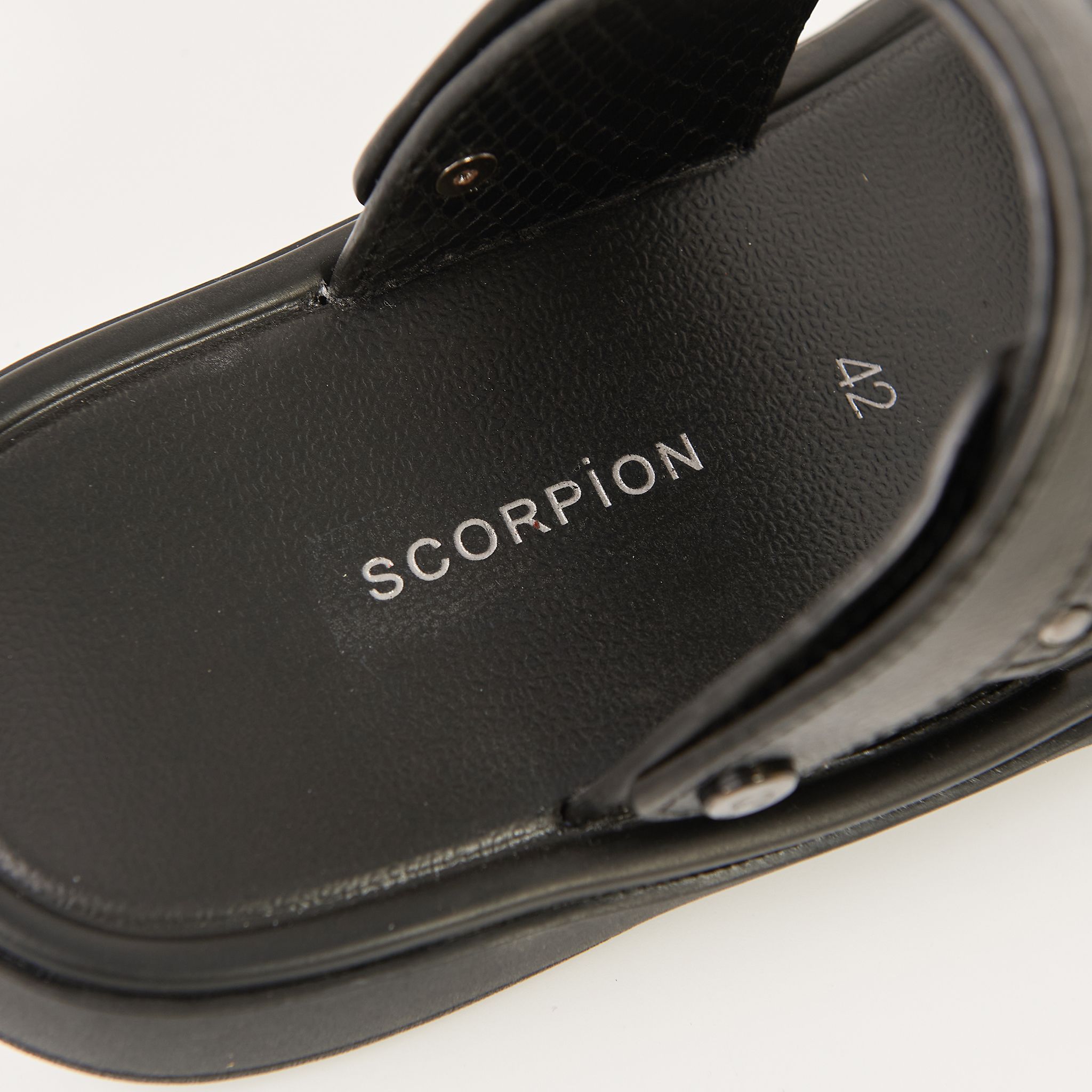  Sandal Da Nam Có Quai Đen 335.6 