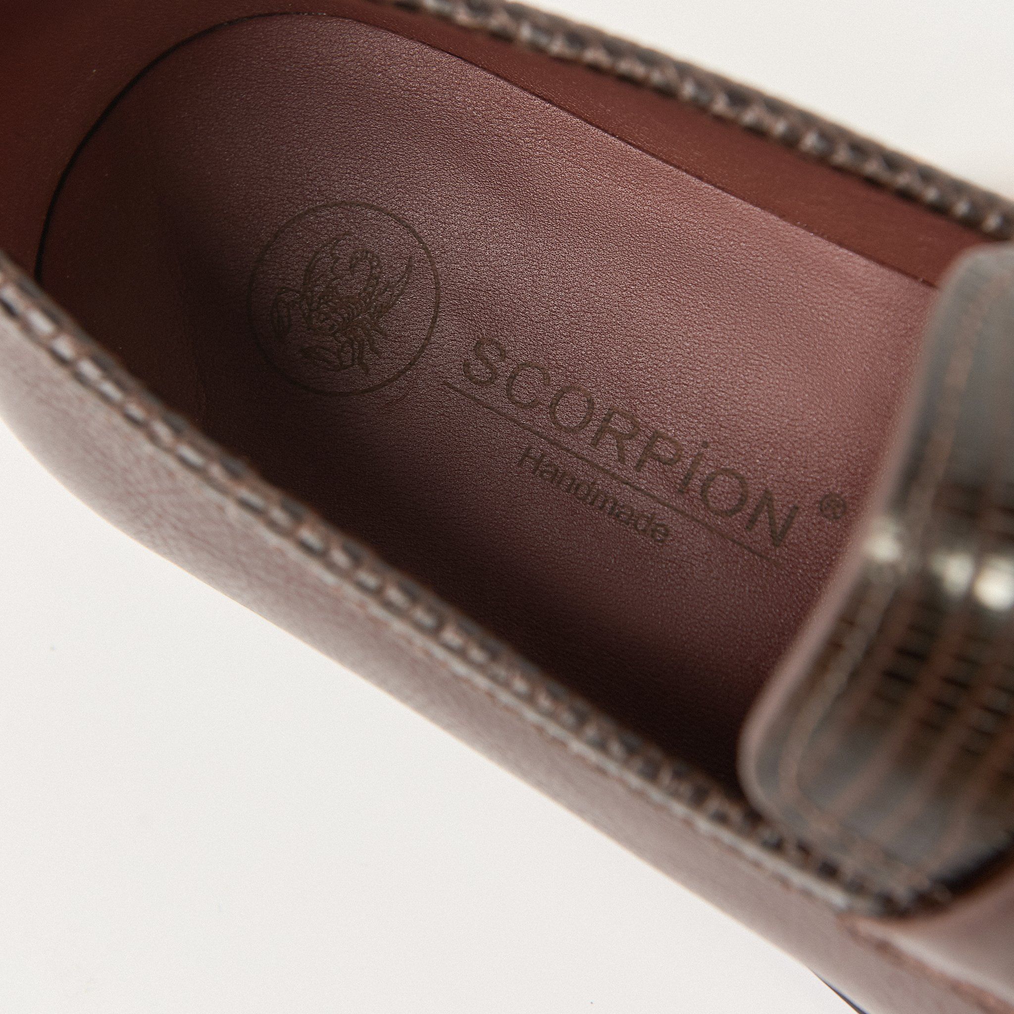  Giày Loafer Nam Vân Nâu 28MC.24 