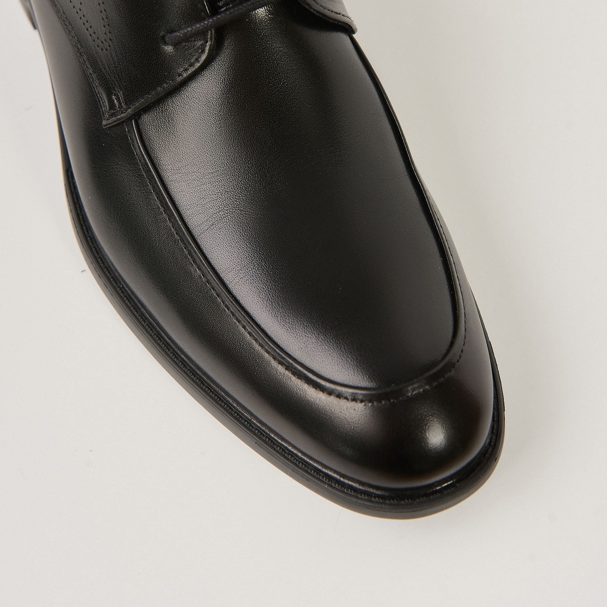  Giày Da Nam Buộc Dây Đen 28G.26 