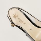  Giày Cao Gót Nữ Trơn Bóng Đen 19A.14 