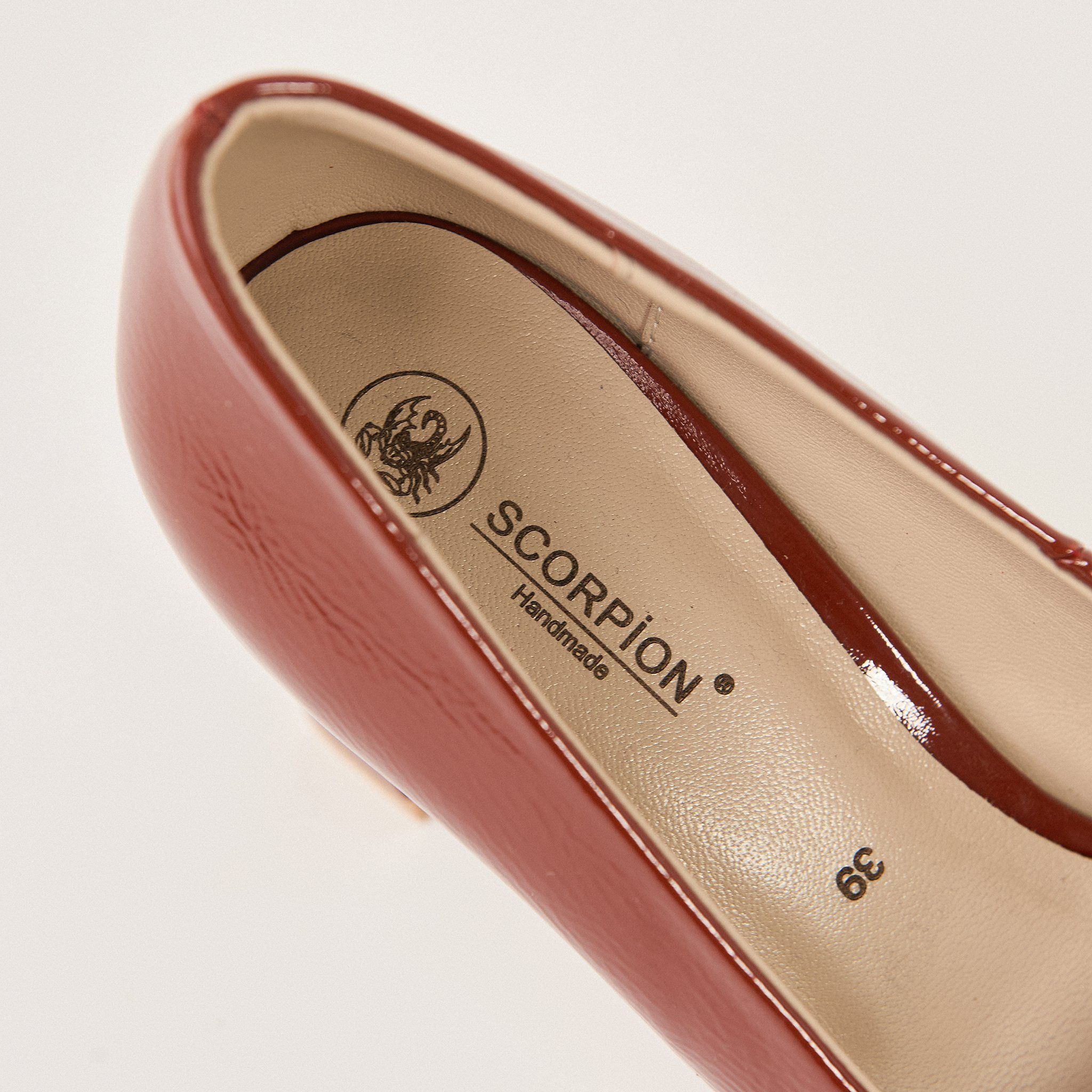  Giày Cao Gót Nữ Bóng Đỏ 19N.10 