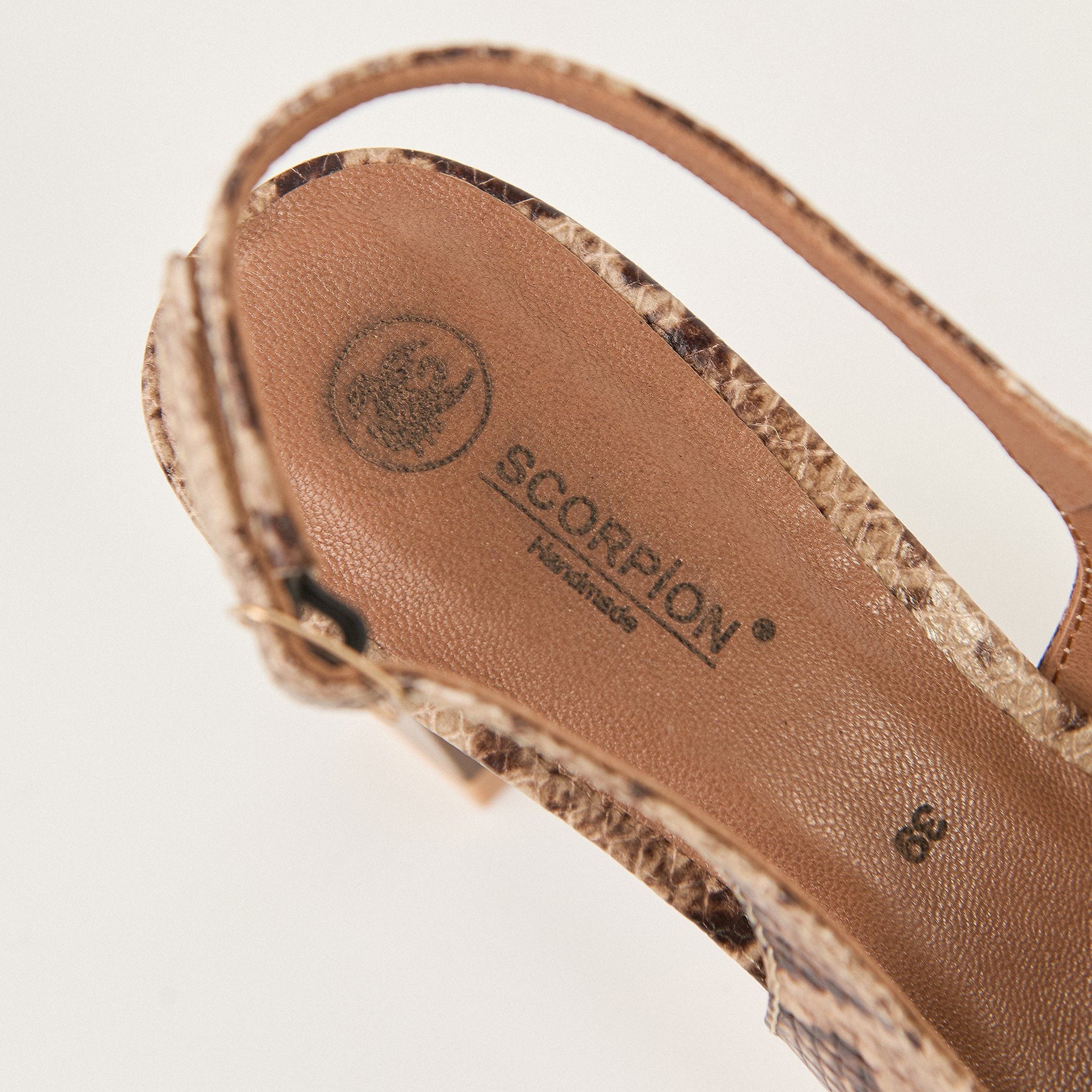  Giày Cao Gót Nữ Vân Nâu 19N.12 