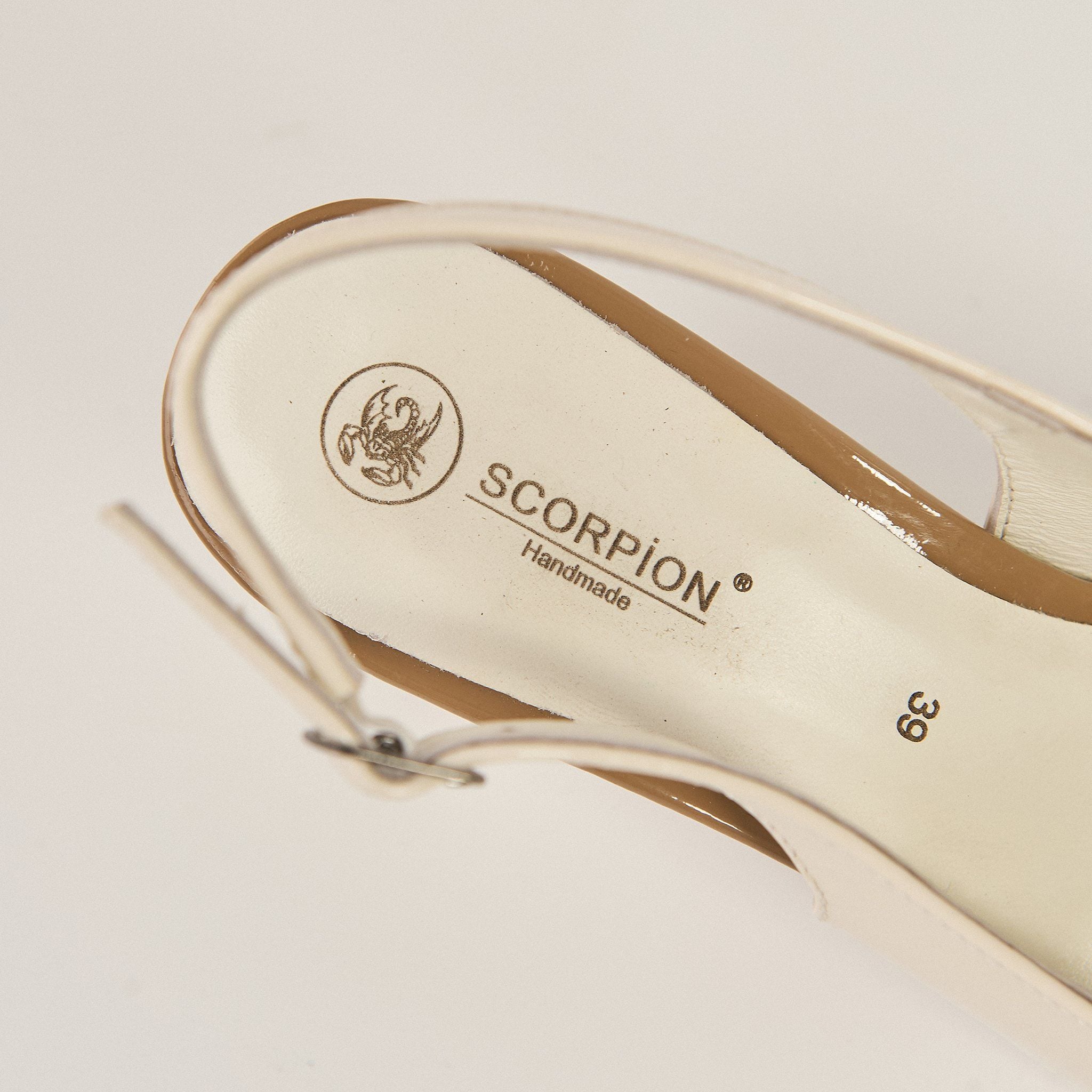  Giày Cao Gót Nữ Trơn Bóng Trắng 19N.11 