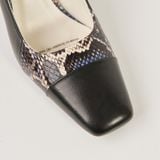  Giày Cao Gót Nữ Trơn Đen 19A.11 