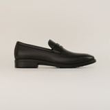  Giày Loafer Nam Trơn Đen 28MC.33 