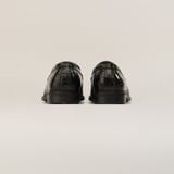  Giày Loafer Nam Bóng Vân Đen 28MC.32 