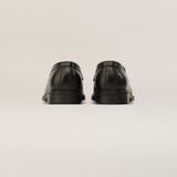  Giày Loafer Nam Trơn Đen 28MC.31 