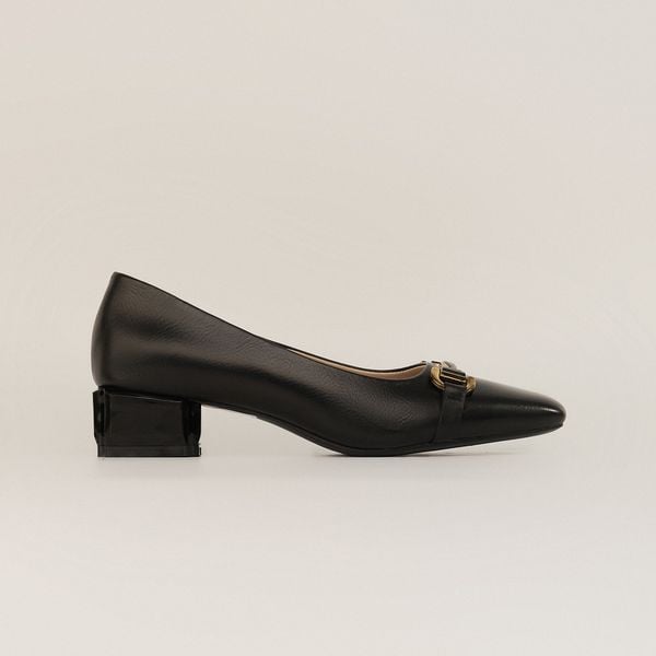  Giày Cao Gót Nữ Trơn Đen 19E.2 