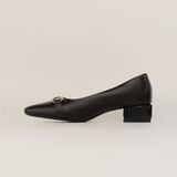  Giày Cao Gót Nữ Trơn Đen 19E.2 