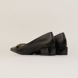  Giày Cao Gót Nữ Trơn Đen 19E.2 