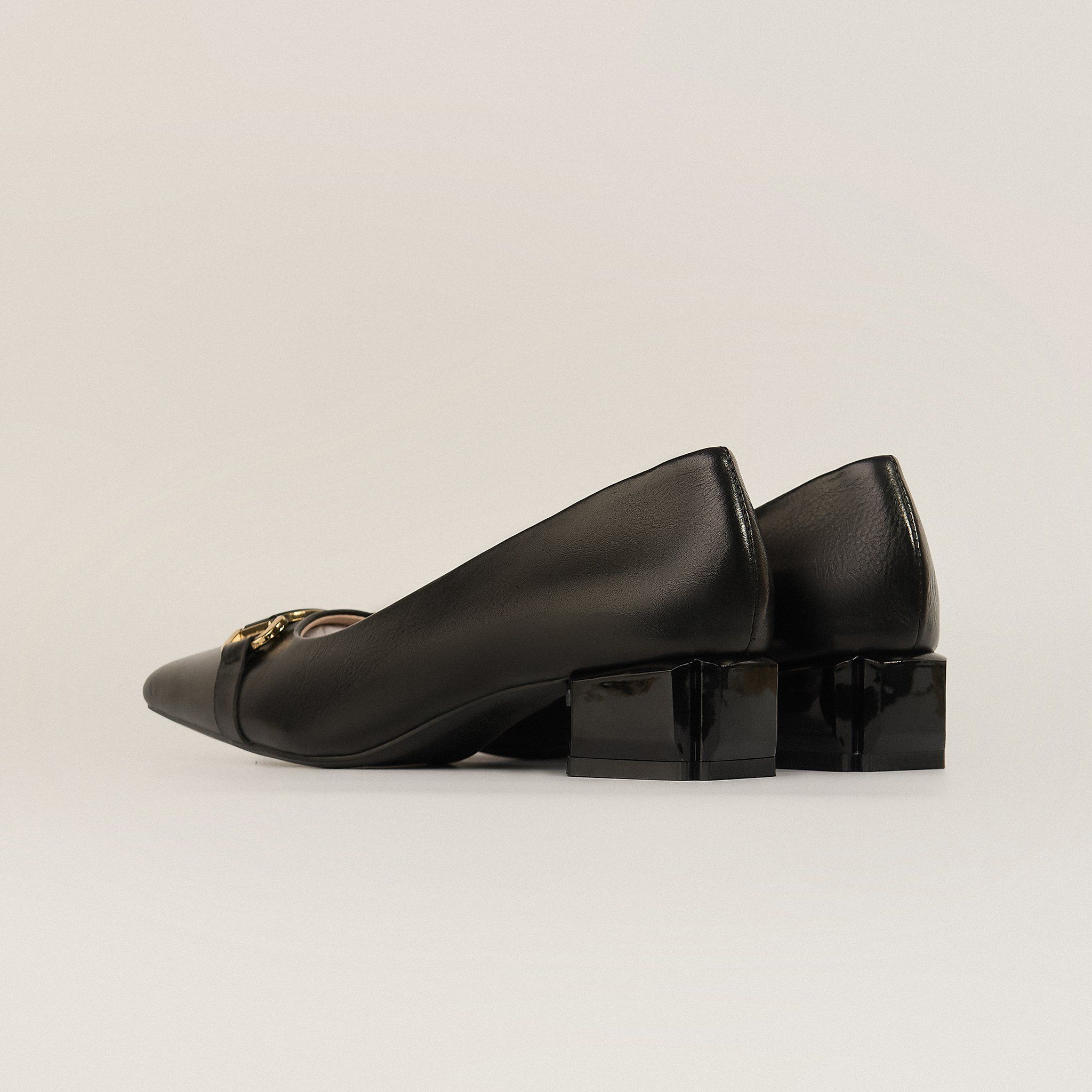  Giày Cao Gót Nữ Trơn Đen 19E.2 