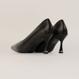  Giày Cao Gót Nữ Trơn Đen 19V.8 