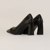  Giày Cao Gót Nữ Trơn Đen 19A.20 