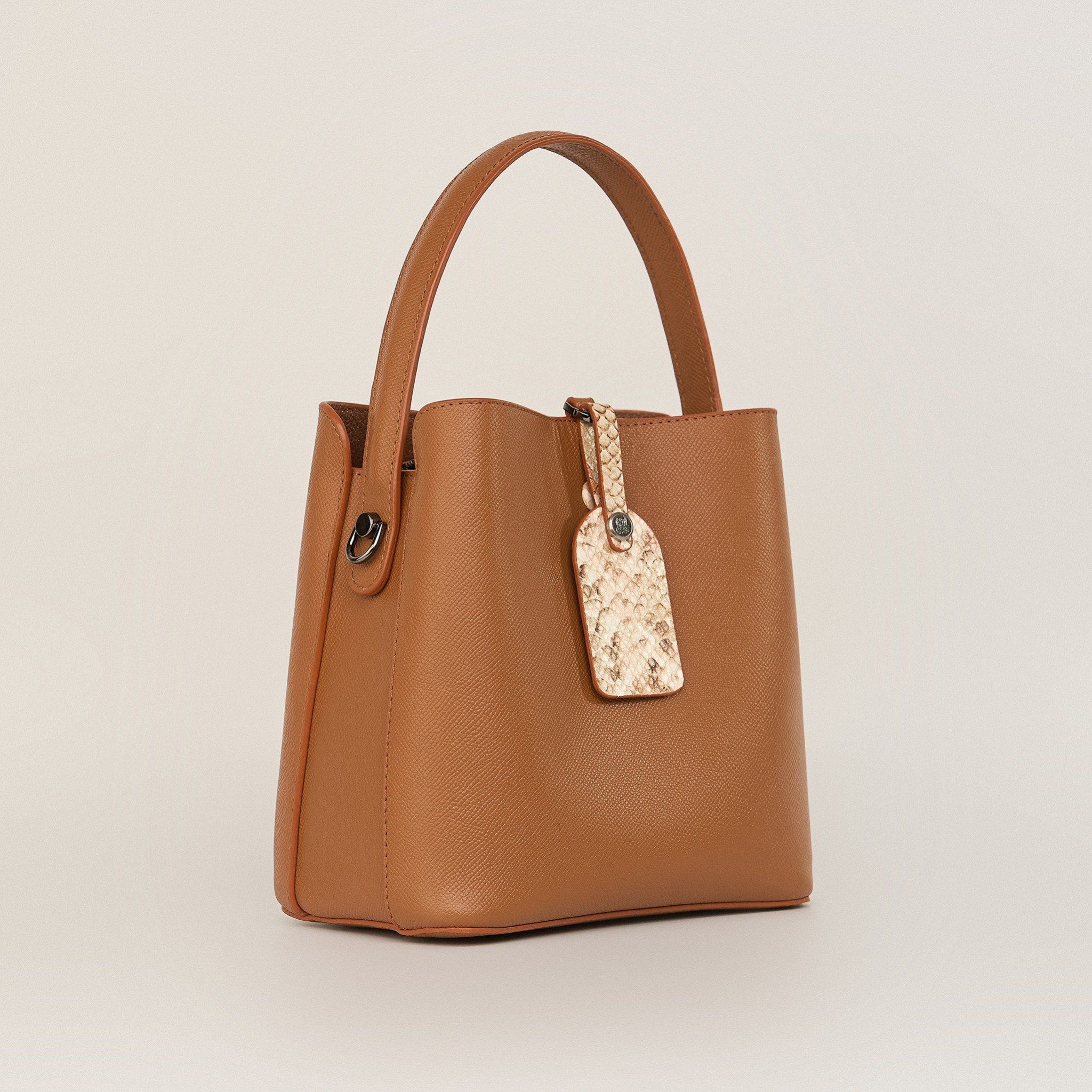  Túi Xách Nữ Da Trợn Nâu 26.224 