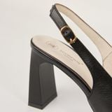  Giày Cao Gót Nữ Trơn Đen 19A.21 