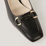  Giày Cao Gót Nữ Trơn Đen 19A.20 