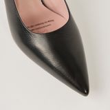  Giày Cao Gót Nữ Trơn Đen 19V.8 