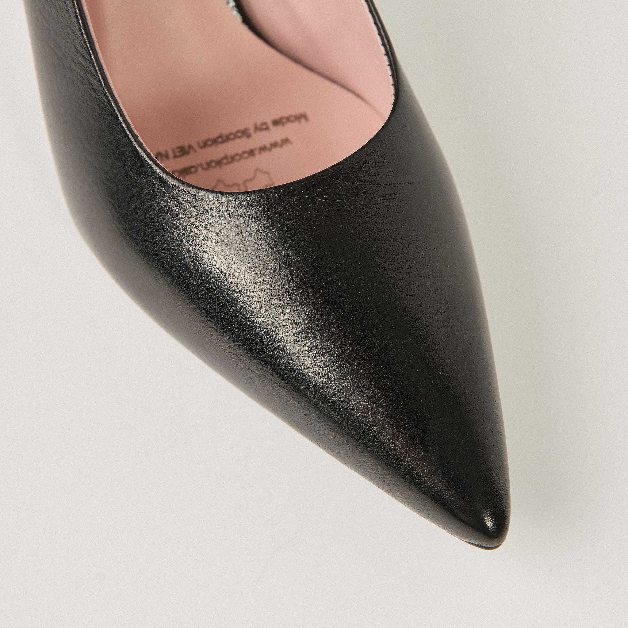  Giày Cao Gót Nữ Trơn Đen 19V.8 