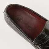  Giày Loafer Nam Bóng Vân Đen 28MC.32 