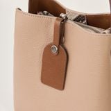  Túi Xách Nữ Da Trơn Kem 26K.224 