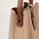  Túi Xách Nữ Da Trơn Kem 26K.224 