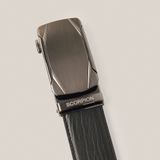  Thắt Lưng Da Nam Khóa Lăn Đen 36.21 