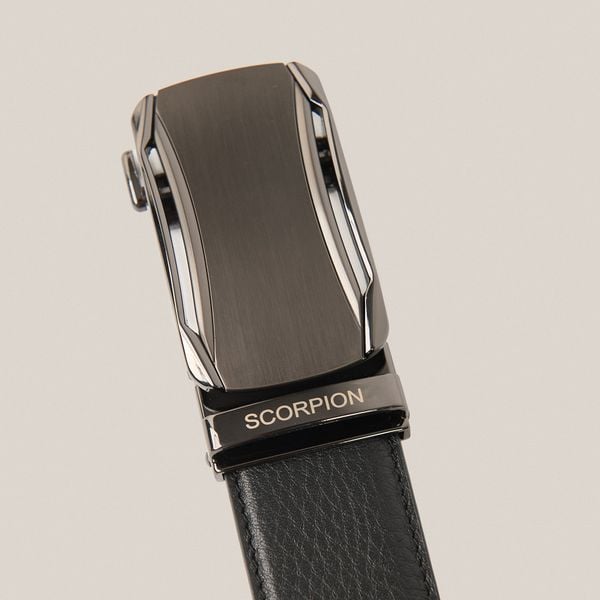  Thắt Lưng Da Nam Khóa Lăn Đen 36.18 