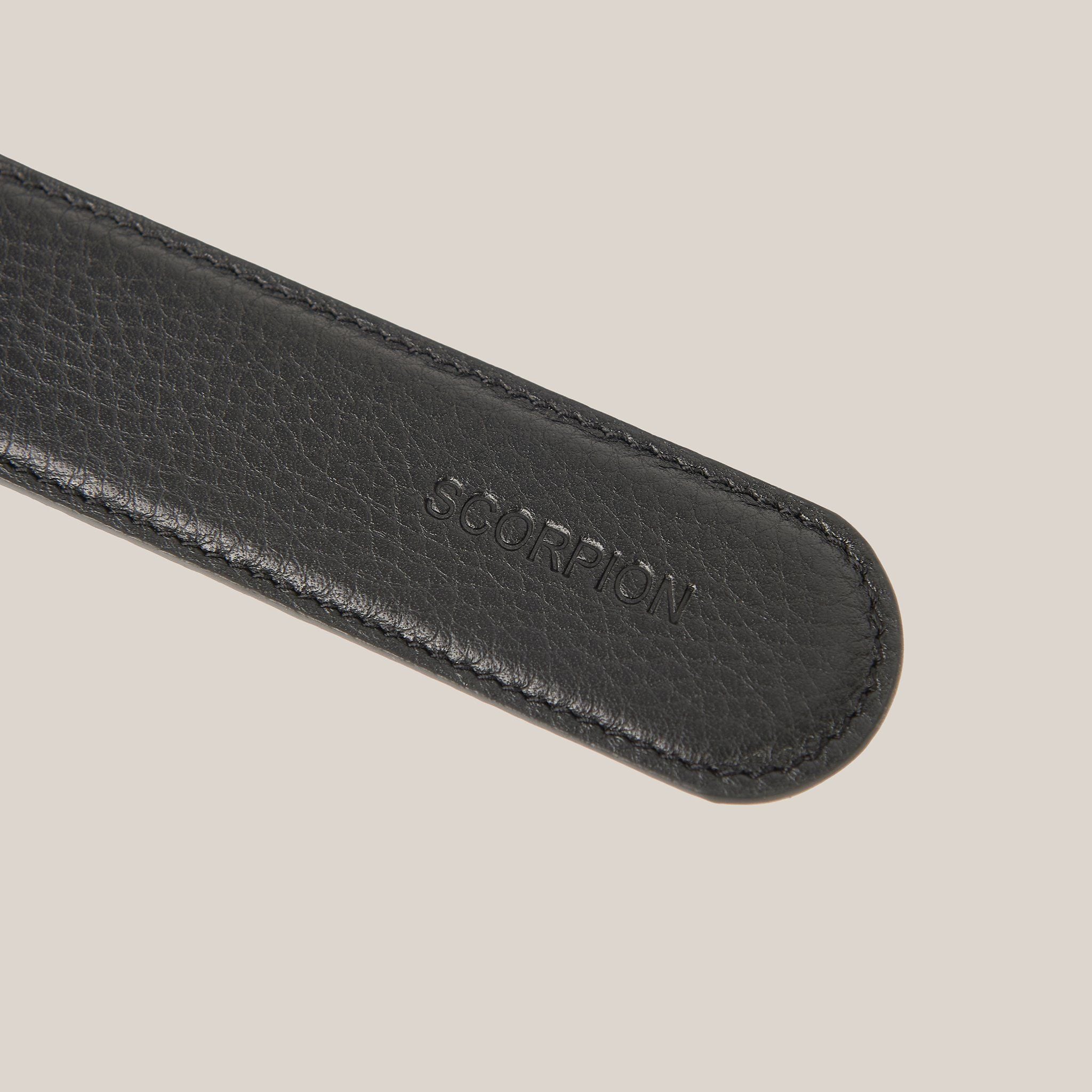  Thắt Lưng Da Nam Khóa Lăn Đen 36.18 