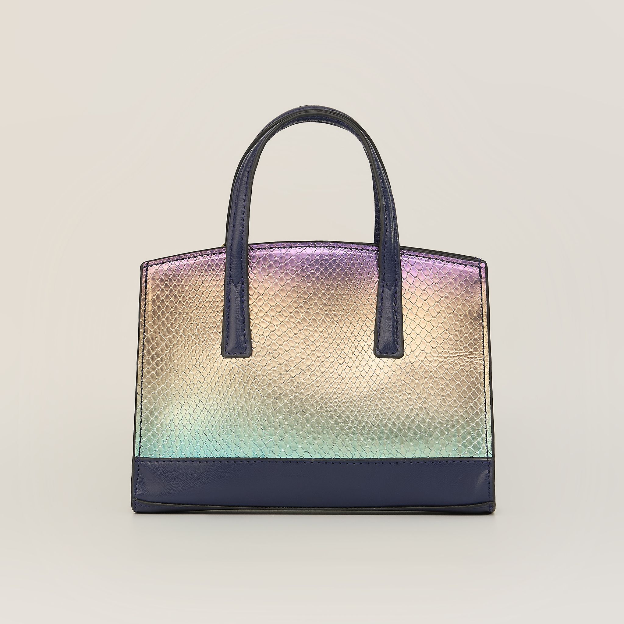  Túi Xách Nữ Da Vân Loang Xanh Hồng 26X.12 