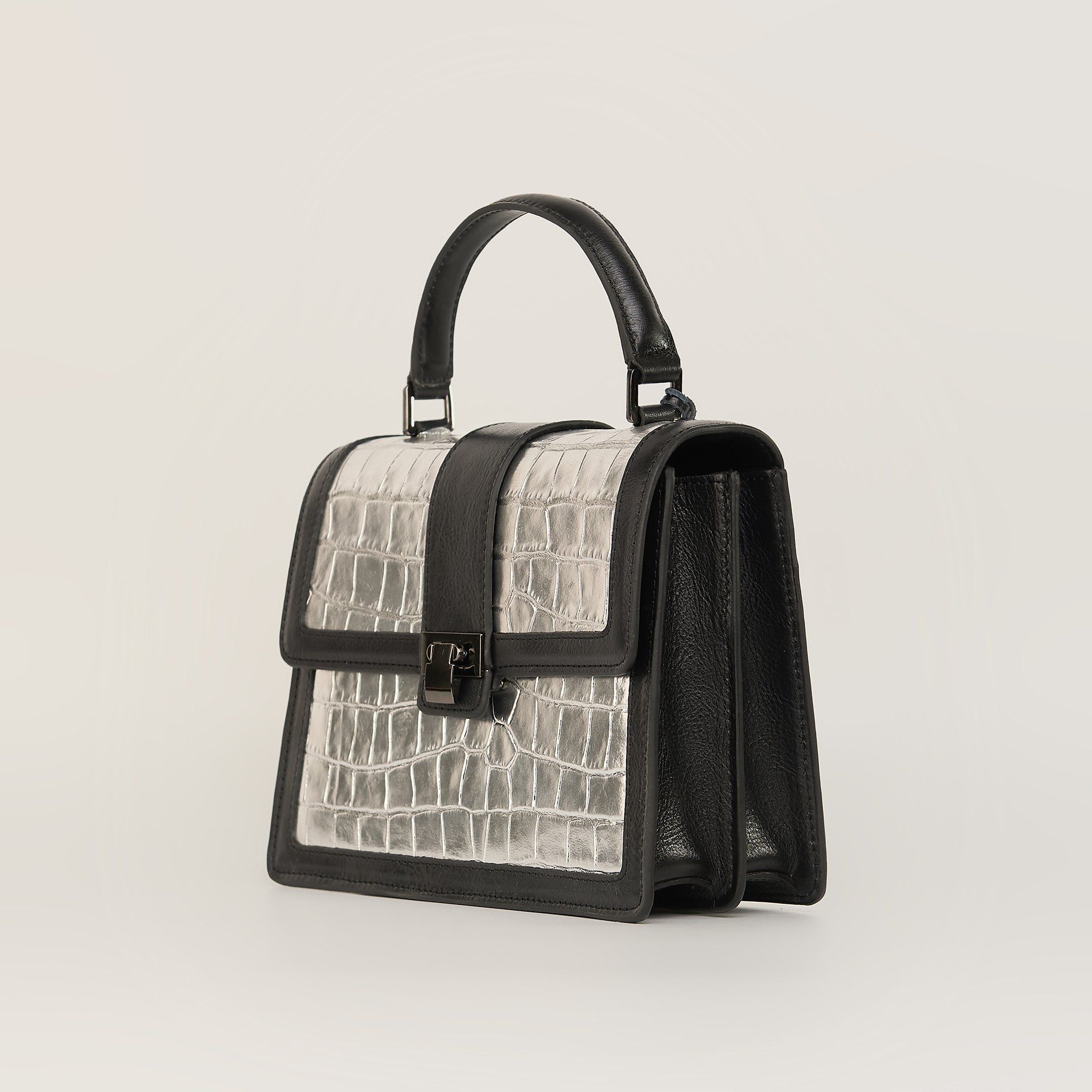  Túi Xách Nữ Da Vân Bạc 26T.213 