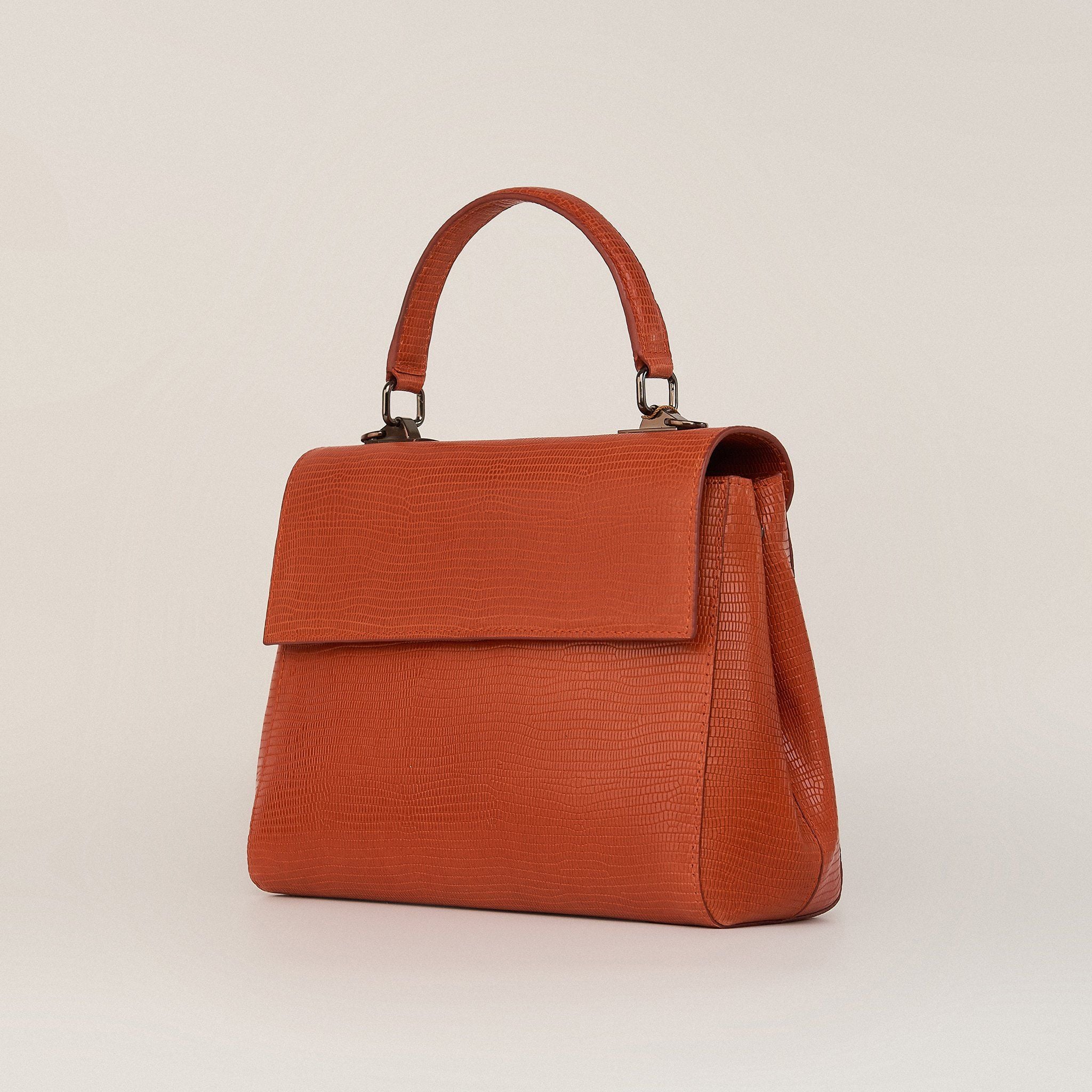  Túi Xách Nữ Da Vân Cam 26C.222 