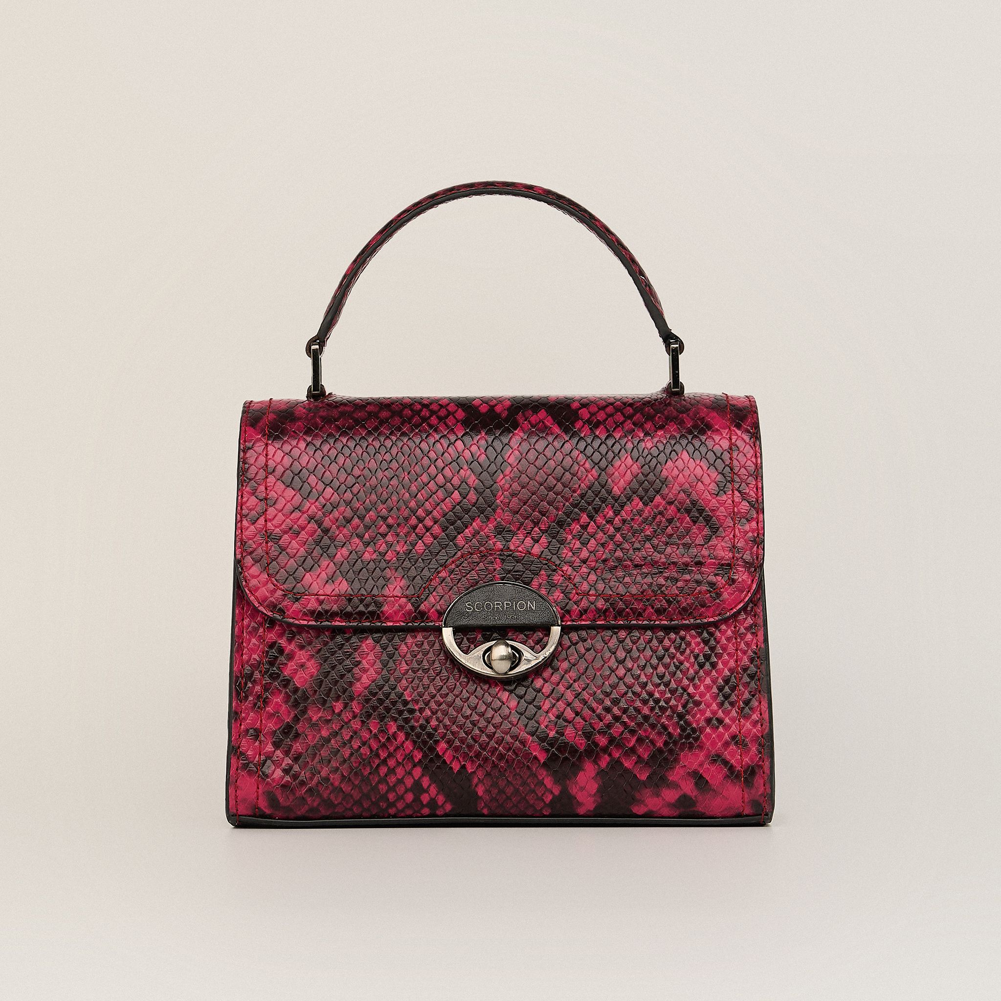  Túi Xách Nữ Da Vân Hồng 26HV.221 