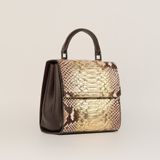  Túi Xách Nữ Da Vân Vàng 26VN.215 