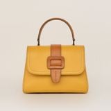  Túi Xách Nữ Da Trơn Vàng 26VN.227 