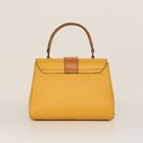  Túi Xách Nữ Da Trơn Vàng 26VN.227 