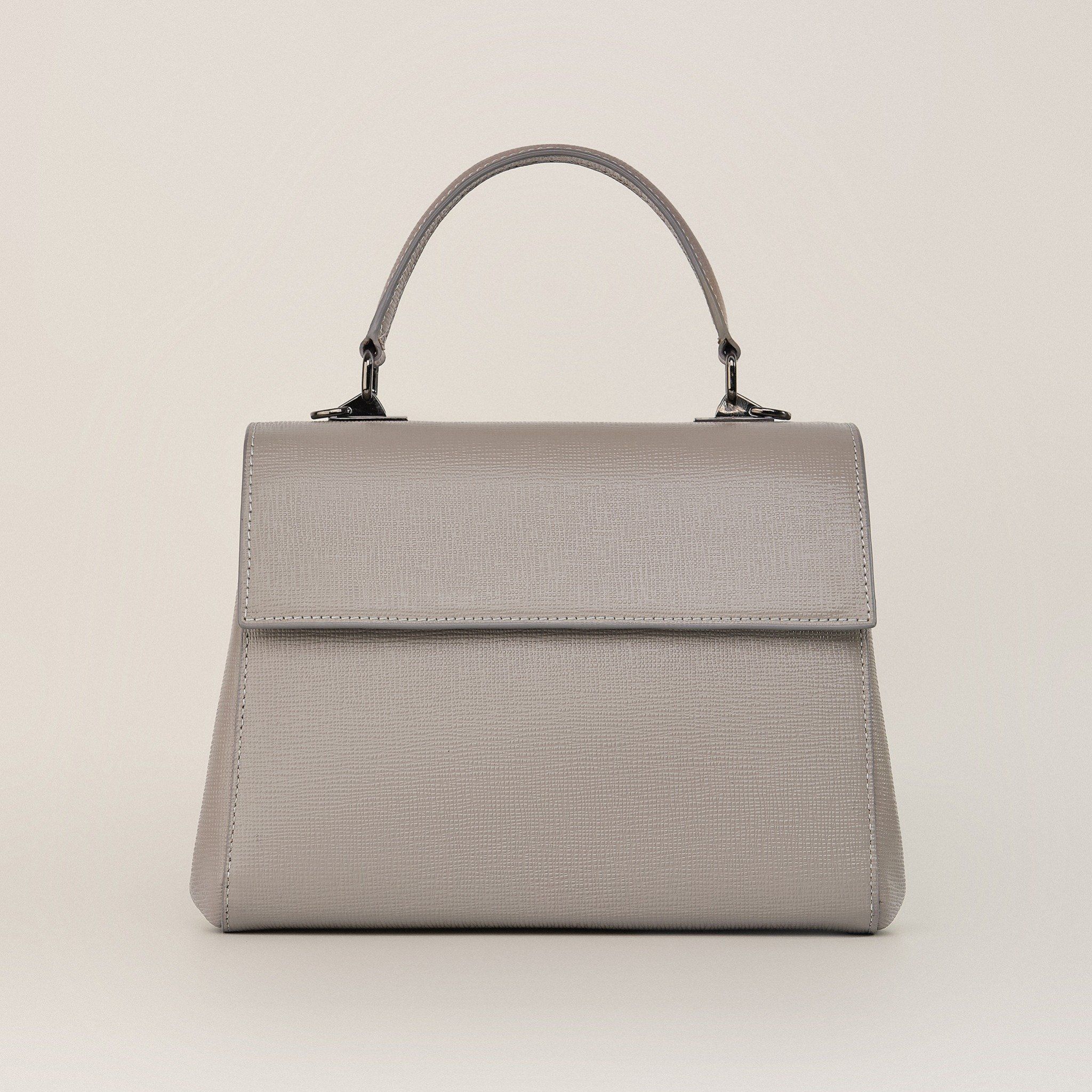  Túi Xách Nữ Da Vân Ghi 26GS.222 