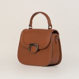  Túi Xách Nữ Da Trơn Nâu 26N.42 