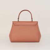  Túi Xách Nữ Da Vân Nâu 26DG.52 