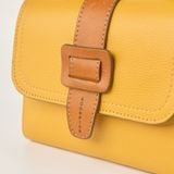  Túi Xách Nữ Da Trơn Vàng 26VN.227 