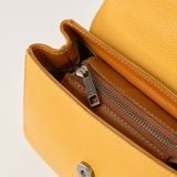  Túi Xách Nữ Da Trơn Vàng 26VN.227 