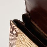  Túi Xách Nữ Da Vân Vàng 26VN.215 