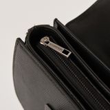  Túi Xách Nữ Da Trơn Đen 26.42 