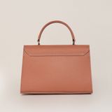  Túi Xách Nữ Da Vân Hồng Cam 26DG.56 